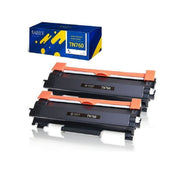 Sahey TN7602BK TN760 Black Toner Cartridge Replacement Brother TN760 TN-760 TN730 for MFC-L2710DW MFC-L2750DW HL-L2350DW HL-L2370DW HL-L2395DW HL-L2390DW (2 Black)