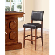 Linon Brook Bar Stool, Black