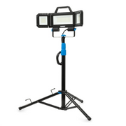 HART Multi-Directional LED 3-Head Work Light, 7000 Lumens, Adjustable Tripod Stand, Durable Construction