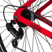 Hyper Bicycles 700c Hyper SpinFit Men's Hybrid Bike, Red (WMA-137003)