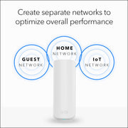 NETGEAR Orbi 360 Series Dual-Band WiFi 7 Mesh Network System, Wireless Router with 2 Extenders, 5 Gbps Speed, 6,000 sq.ft. Coverage, Supports 70 Devices, 2.5 Gigabit Internet Port
