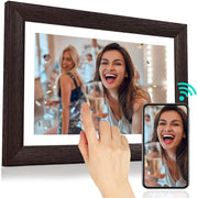 Tibuta 10.1 inch Wifi Digital Photo Frame, 1280 x 800 IPS Touch Screen Digital Picture Frame, 16GB Storage