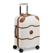 Delsey Paris Chatelet Air 2.0 Hardside Luggage 2 Piece Set with Spinner Wheels and Backpack, Angora, 21 Inch Carry-On, 40167691115