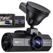 Vantrue N2S(W) Dual Dash Cam, Front and Interior 1440P+1440P 30FPS, Single Camera Mode up to 4K 2160P, GPS Mount, WDR, G-Sensor, 24/7 Parking Mode, Loop Recording