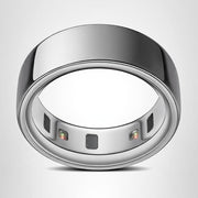 Oura Ring 4 Smart Wearable Health Tracker, Silver, Size 5, All-Titanium, 8-Day Battery