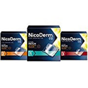 NicoDerm 142020 CQ Nicotine Patch, Clear, Step 1 to Quit Smoking, 21mg, 14 Count