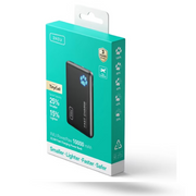 INIU 94682198 PowerPaw 10000mAh Portable Charger, Slim Lightweight Power Bank, 22.5W Fast Charging, Dual USB-C and USB-A Ports, Black