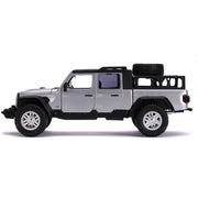 Jada Toys 1:24 Scale 2020 Jeep Gladiator Diecast Collectible Car, Silver, 31984