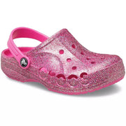 Crocs Kids Baya Glitter Clogs, Size: c13, Glam Glitter - Easy to Clean