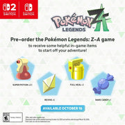 Nintendo Pokemon Legends Z-A Role-Playing Game for Nintendo Switch, Real-Time Battles, Mega Evolution, Multiplayer