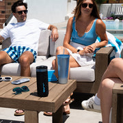 JLab SBGOBLK82 Go Party Bluetooth Speaker, 10W, RGB Lighting, IPX6 Water-Resistant, Portable, Black