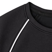 Girl's Sandwash T-Shirt, Size:XS 4/5, Black