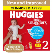 Huggies Little Snugglers Baby Diapers, Size 2 (12-18 lbs), 144 Count