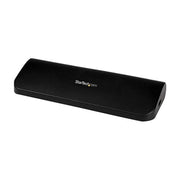 StarTech.com Dual Monitor USB 3.0 Docking Station with HDMI, DVI, VGA, 3 USB 3.0 Ports, Gigabit Ethernet, Audio Jack, Black USB3SDOCKHDV