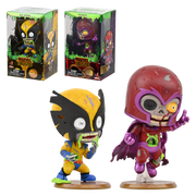 YuMe Zombies Cosbaby Collectible Action Figures, Zombie Wolverine and Zombie Magneto, Vinyl, Red, Pack of 2, Zombies Cosbaby Duo
