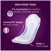 Kimberly-Clark Poise Incontinence Overnight Pads, Ultimate Absorbency, Regular, 112 count