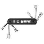 HART 6-Piece Folding Nut Drivers SAE with Durable Housing