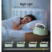 Freefish WD-700 Bluetooth Portable Speaker with FM Radio, Wireless Charger, Alarm Clock, AUC-in & TF