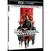 Inglourious Basterds 4K Ultra HD Movie, Blu-ray, Digital Copy, Action Thriller Directed by Quentin Tarantino, Starring Brad Pitt, 2-Disc Set, 61207011000