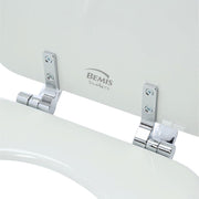 BEMIS STA-TITE Elongated Closed Front Toilet Seat in White-1526CH 000