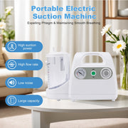 GHORTHOUD Electric Suction Machine, Corded Negative Pressure Device for Home Use - Corded Electric