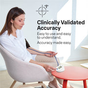 Braun BUA4000US ExactFit 1E Upper Arm Blood Pressure Monitor, Soft Inflation Technology, Large LCD Display, Universal Cuff 8.6-16.5 in, Battery Powered