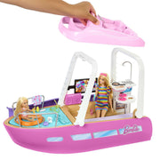 Barbie HJV37 Dream Boat Playset with Pool, Slide and 20+ Accessories