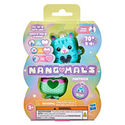 Hasbro Nano-Mals Pawtricia Blue Kitty Electronic Pet with Interactive Heart Meter, 2.7 in, Keychain Clip, Textured Mermaid Outfit, 70+ Sounds and Reactions G2208