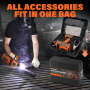 Maxlander Handheld ARC Welder, Portable Welding Machine with IGBT Inverter Technology, 110V 120A, 5-Step Current Adjustment, Includes 20PCS Rods, ML-ARC-120