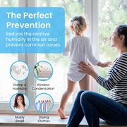 Pro Breeze PB-28RT-US Mini Portable Dehumidifier, 17oz Ultra Quiet Compact Peltier Dehumidifier, 215 Sqft 1pack