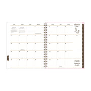 Blue Sky 156023 Jessie James Decker Monthly Weekly Medium Planner, Maia Pink Marble Design, 15-Month October 2025 - December 2026, 7 in x 9 in