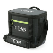 Titan By Arctic Zone 10004128 Welded Cooler With 12 Can Capacity, Black/Green