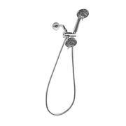 Mainstays L58302-057B 3-Setting Luxury Shower Combo, with 19 Possible Flow Combinations, Chrome
