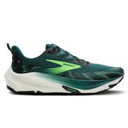Brooks Ghost Trail Men's Cross Training Shoes, Breathable Synthetic Upper, TrailTack Green Rubber Outsole, Atlantic Deep/Black/Green, Size 13 D Medium, 110475-338