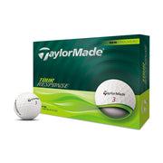 TaylorMade Golf 2025 Tour Response Golf Balls, 3-Piece, 100% Cast Urethane Cover, White, Dozen, V9941801