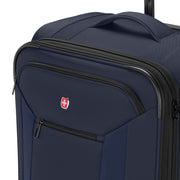 SWISSGEAR Stride Expandable Large Checked Spinner Luggage, Peacoat Blue, 8 Wheels, Built-in TSA Lock, 28 in, 8.6 lb, 7069353177