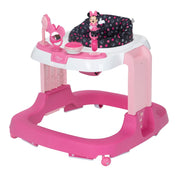 Dorel Juvenile Group Disney Baby Ready Set Walk DX Developmental Walker with Adjustable Height, Modern Minnie, Foldable Design