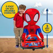 Flybar Marvel Spidey ImaginAir 6V Ride-On Bumper Car with Inflatable Character