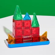 MAGNA-TILES 244026BO 26-Piece Travel Magnetic Construction Set - Bold Colors