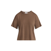 Sofia Vergara Women's Plus Size Sofia Tee with Short Sleeves, Branch Brown, XS
