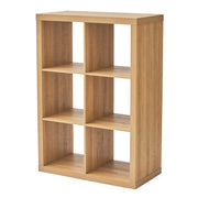 Better Homes & Gardens BH5336278612088 6-Cube Storage Organizer, Light Honey