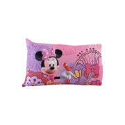 Disney 4 Piece Minnie's Fluttery Friends Toddler Bedding Set, Lavender