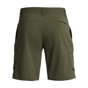 Under Armour Fish Hunter 2.0 Men's Cargo Shorts, Water-Repellent, 4-Way Stretch, Marine OD Green, 9 in Inseam, 42