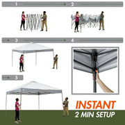Ozark Trail 30942 12 FT x 10 FT Instant Canopy, Gray