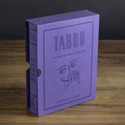 Winning Solutions Taboo Vintage Bookshelf Edition Classic Party Board Game with 300 Cards, Buzzer, Timer, Fabric-Wrapped Case, 10.6 x 8.4 x 2.6 in, 2 lb, 43415