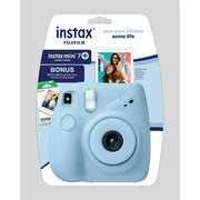 Fujifilm 600018317 Instax Mini 7S Instant Camera (with 10-pack film), Light Blue