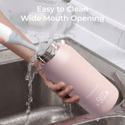 Momcozy Portable Water Warmer and Bottle Warmer, Dual Heating Modes, Lightweight Travel Design, Pink, MW05