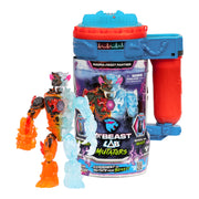 Moose Toys MrBeast Lab Hyper Fusion Mutators Lightning Panther Action Figure, 5.5 in, Over 20 Points of Articulation, Interactive Reveal Process, Multicolor, 25007