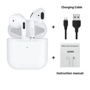 Senbaidali Air Pro6 Tws Wireless Bluetooth Headphones, Smart Touch Control, Active Noise Cancellation, In-Ear Sport Earbuds with Charging Case