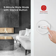 X-Sense WMTSD215 Smoke Alarm, 10-Year Lithium Battery Life Fire Alarm with LED Indicator, 5-Pack